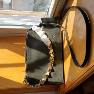 Zara Three Tone Crossbody Bag